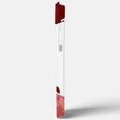 ピンクのサングラスを持つアフロの赤い女の子 Case-Mate iPhoneケース (裏面 / 左)