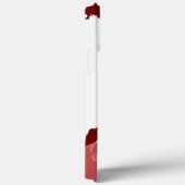 ピンクのサングラスを持つアフロの赤い女の子 Case-Mate iPhoneケース (裏面 / 右)