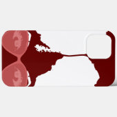 ピンクのサングラスを持つアフロの赤い女の子 Case-Mate iPhoneケース (裏面 (横))