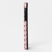 ピンクのサーモンディアー、カスタムモノグラムパーソナライズされた、 Case-Mate iPhoneケース (裏面/左)