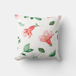 ピンクのザクロ花装飾用クッション クッション
