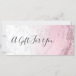 ピンクのシックバラ金ゴールドグリッター大理石メイクアップアーティスト