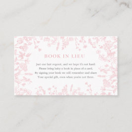 ピンクのシノワズリーフラワーブック イン リュー, ゲーム 名刺