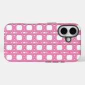 ピンクのシノワズリ・ケイン・トレリス Case-Mate iPhoneケース (裏面 (横))