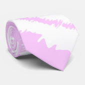 ピンクのシマウマのプリント、動物パターン ネクタイ (ロール)