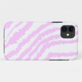 ピンクのシマウマのプリント、動物パターン Case-Mate iPhoneケース (裏面(横))