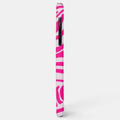 ピンクのシマウマ柄 Case-Mate iPhoneケース (裏面/左)