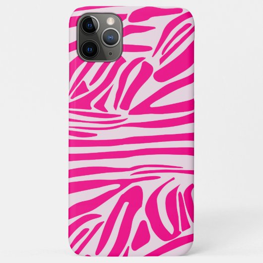 ピンクのシマウマ柄 Case-Mate iPhoneケース (裏面)
