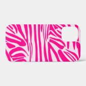 ピンクのシマウマ柄 Case-Mate iPhoneケース (裏面 (横))