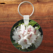 ピンクのシャクナゲの写真 キーホルダー (正面)