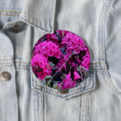 ピンクのシャクナゲの花 缶バッジ (インサイチュ)