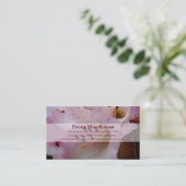 ピンクのシャクナゲ|ローザのシャクナゲ 名刺 (スタンド正面)