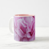 ピンクのシャクヤクのシャクヤクのマグの先生のギフトの新婦付添人 ツートーンマグカップ (正面左)