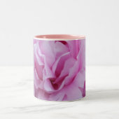 ピンクのシャクヤクのシャクヤクのマグの先生のギフトの新婦付添人 ツートーンマグカップ (中央)