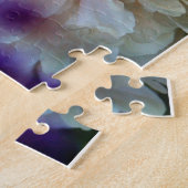 ピンクのシャクヤクの花のパズル ジグソーパズル (側面)