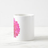 ピンクのシャクヤクの花のマグ コーヒーマグカップ (中央)