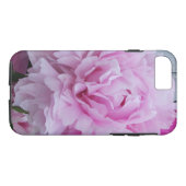 ピンクのシャクヤクの花のiPhone 7の場合 Case-Mate iPhoneケース (裏面(横))