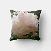 ピンクのシャクヤクの花 クッション (裏面)