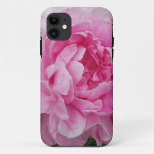 ピンクのシャクヤクの花 iPhone 11 ケース
