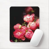 ピンクのシャクヤク マウスパッド (マウス)