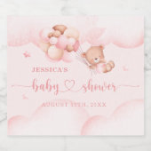 ピンクのシャワーが待ち遠しい スパークリングワインラベル (シングルラベル)