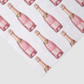 ピンクのシャンパンボトル お祝い 薄葉紙 (詳細)