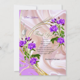 ピンクのシルクの紫がかった水色のバラ