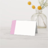 ピンクのシーティングカード、キャロリン結婚ズ・コレクション プレイスカード (裏面)