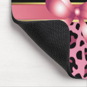 ピンクのジャガーの小剣のカスタムなマウスパッド マウスパッド (コーナー)