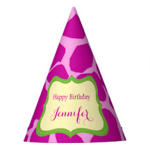 ピンクのジャングルサファリの動物の少女