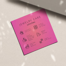 ピンクのジュエリー気にの指示Business Thank You