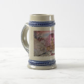 ピンクのジョッキ ビールジョッキ (正面左)