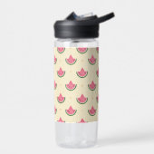ピンクのスイカの夏のウォーターボトル – 20oz ウォーターボトル (左面)