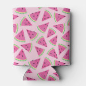 ピンクのスイカの模様 缶クーラー (裏面)
