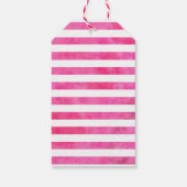 ピンクのスイカの赤ちゃんシャワー ギフトタグ (裏面)