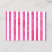 ピンクのスイカ赤ちゃんシャワーブックリクエスト エンクロージャーカード (裏面)