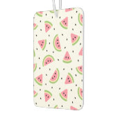 ピンクのスイカ、スイカの種子、夏のパターン カーエアーフレッシュナー (左)