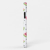 ピンクのスイカ、スイカの種子、夏のパターン Case-Mate iPhoneケース (裏面/右)