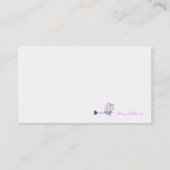 ピンクのスイスの点のテレホンカード コーリングカード (裏面)