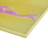 ピンクのスイミングマーメイド カッティングボード (角)