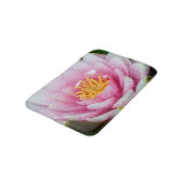 ピンクのスイレンの花 バスマット (アングル)