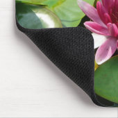 ピンクのスイレンのmousepad マウスパッド (コーナー)