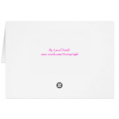 ピンクのスイレン (裏面横)