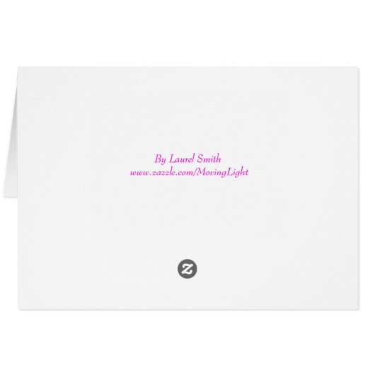 ピンクのスイレン (裏面横)