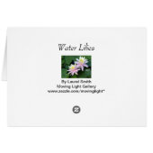 ピンクのスイレン (裏面横)