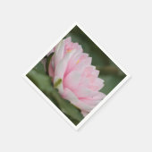 ピンクのスイレン スタンダードカクテルナプキン (角)