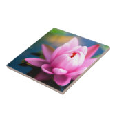 ピンクのスイレン タイル (側面)