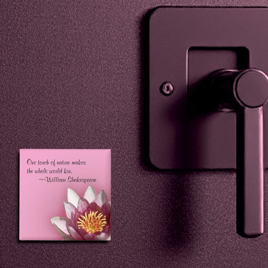 ピンクのスイレン マグネット