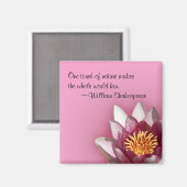 ピンクのスイレン マグネット (正面/裏面)