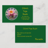 ピンクのスイレン 名刺 (正面/裏面)